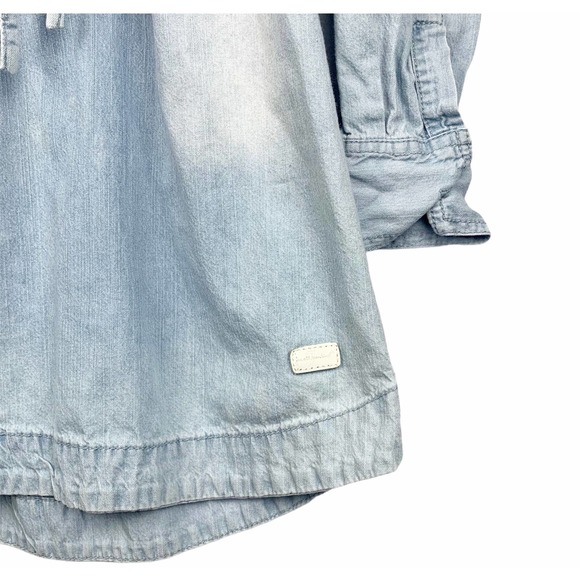 7 For All Mankind Girls Distressed Denim Dress S - Picture 7 of 9